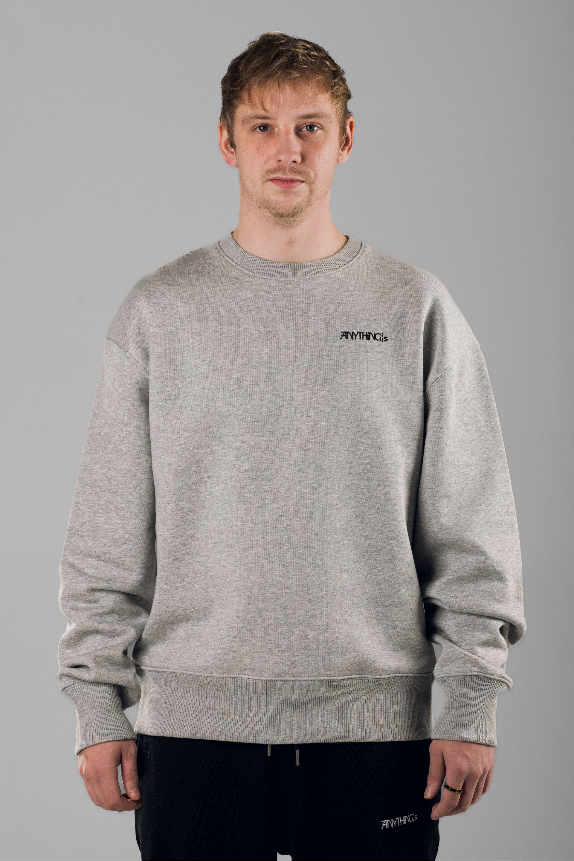 Classic Heavy Gray Oversized Sweater