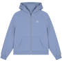 Studio Core Oversized Zip Hoodie - Ash Blue