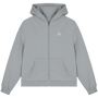 Studio Core Oversized Zip Hoodie - Light Ash